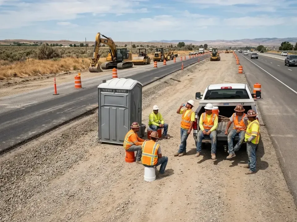 highway-road-construction-crew-007 — frequently asked questions, Porta Potty and Restroom Rentals in Holiday Island, AR